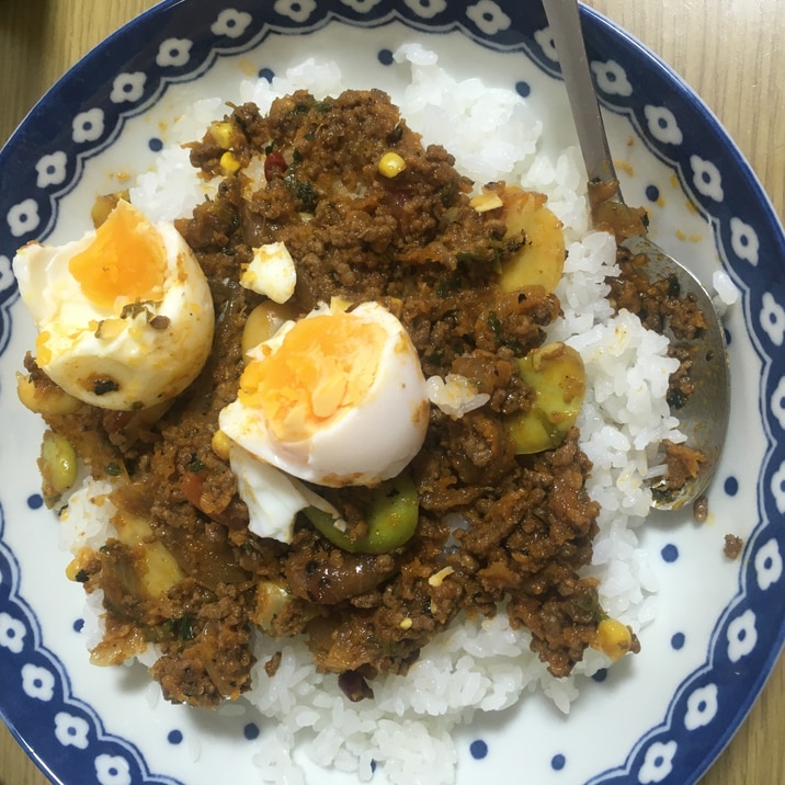 スパイス香る キーマカレー